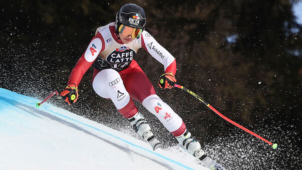 Startliste für die erste Abfahrt der Frauen in Crans Montana