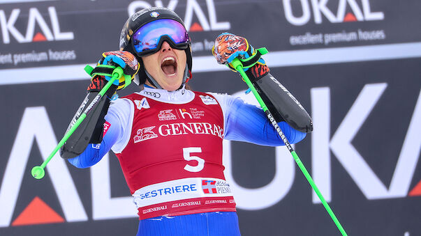 Das Ergebnis des zweiten Frauen-Riesentorlaufs in Sestriere