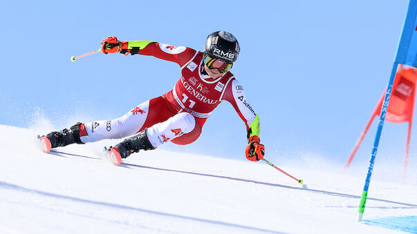 Das Ergebnis des Frauen-Riesenslaloms in Sestriere