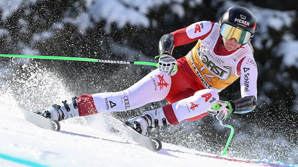 Hütter stürzt auf dem Weg zur Bestzeit in La Thuile