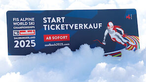 Ticket-Verkauf für die Ski-WM 2025 in Saalbach gestartet
