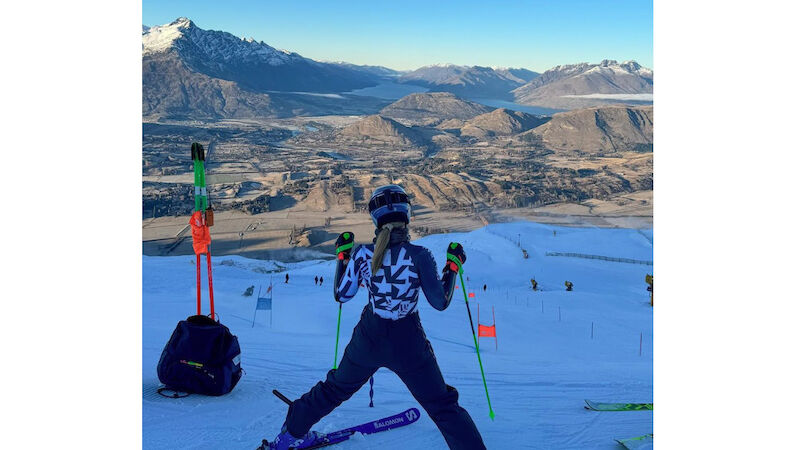 Alice Robinson beim Training in Neuseeland