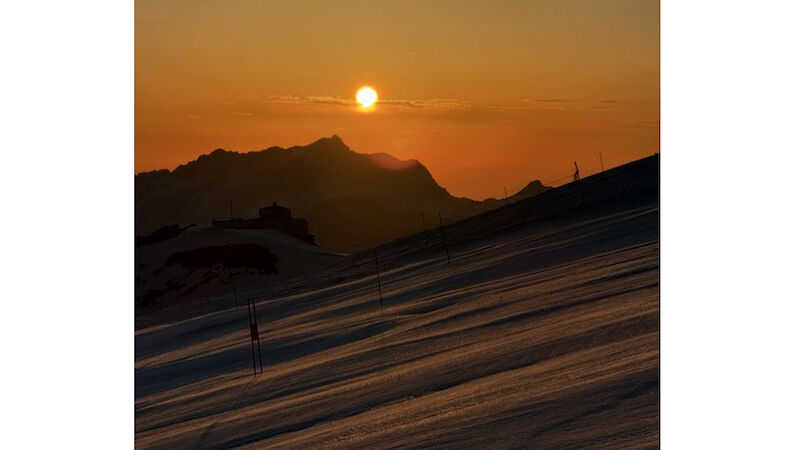 Der Frühe Wurm fängt den Vogel am Stilfser Joch