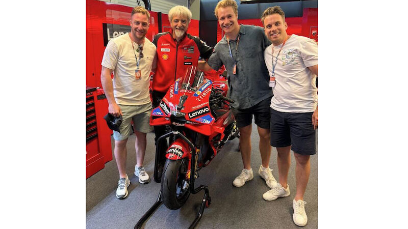 Murisier, Ducati-Rennchef Dall'Igna, Odermatt und Caviezel 