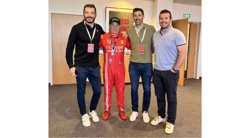 Sarrazin, Alesi, Theaux und Giraud Moine