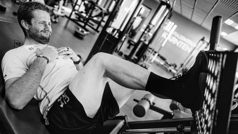 Marco Schwarz beim Training 