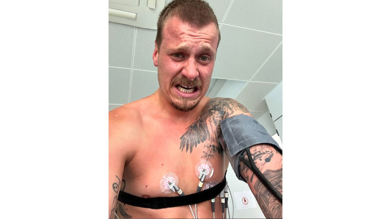 Manuel Feller - beim Fitness-Check nach dem Urlaub...