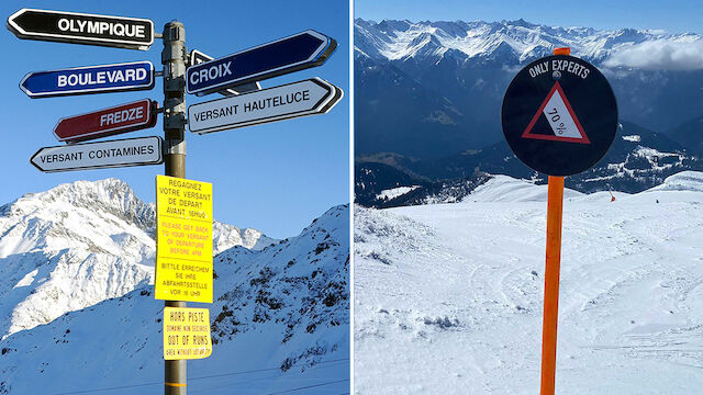 Tour-Mythos Alpe d'Huez bietet auch auf Schnee ein Spektakel