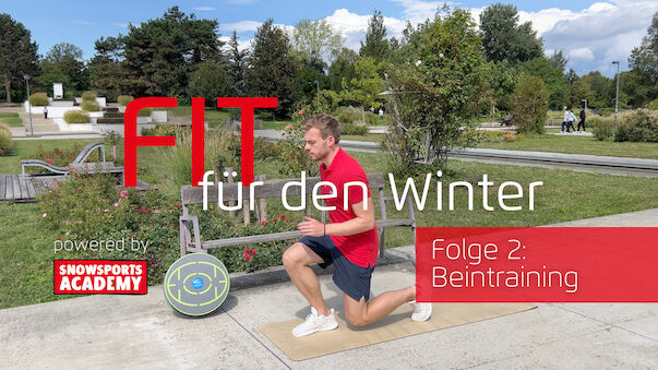 Fit für den Winter: Übungen für die Beine