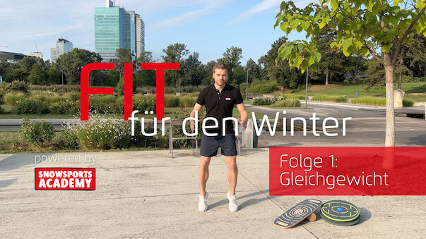 Fit für den Winter: Übungen für das Gleichgewicht