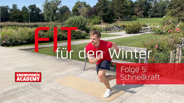 Fit für den Winter: Übungen für die Schnellkraft