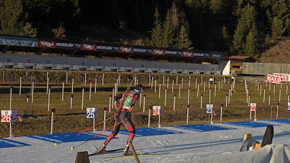 Biathlon-WM-Pfad in Hochfilzen