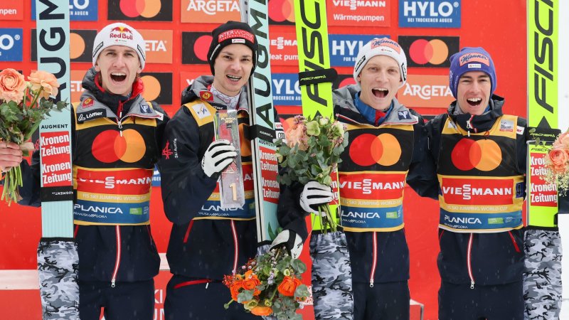 ÖSV-Triumph in Planica! "Bisserl Karma für Trondheim"