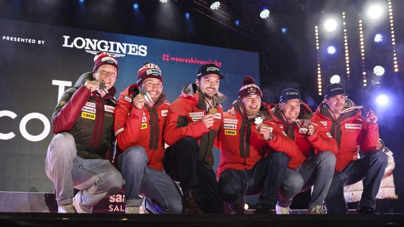 Schweizer WM-Medaillengewinner im Baby-Glück