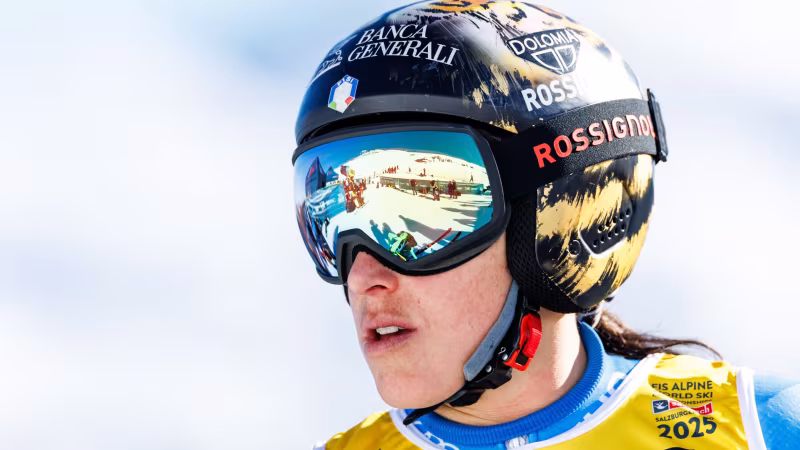 Wegen kaputtem Knie: Brignone zweifelt an Olympiastart
