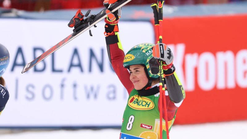 Julia Scheib triumphiert in Sölden