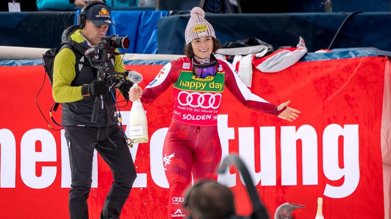 Julia Scheib triumphiert in Sölden