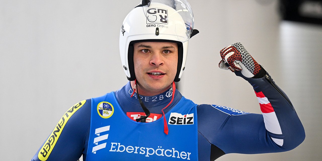 Rodeln: Jonas Müller rast in Park City zum Sieg