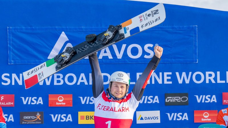 Snowboarder Auner holt in Davos seinen dritten Weltcupsieg