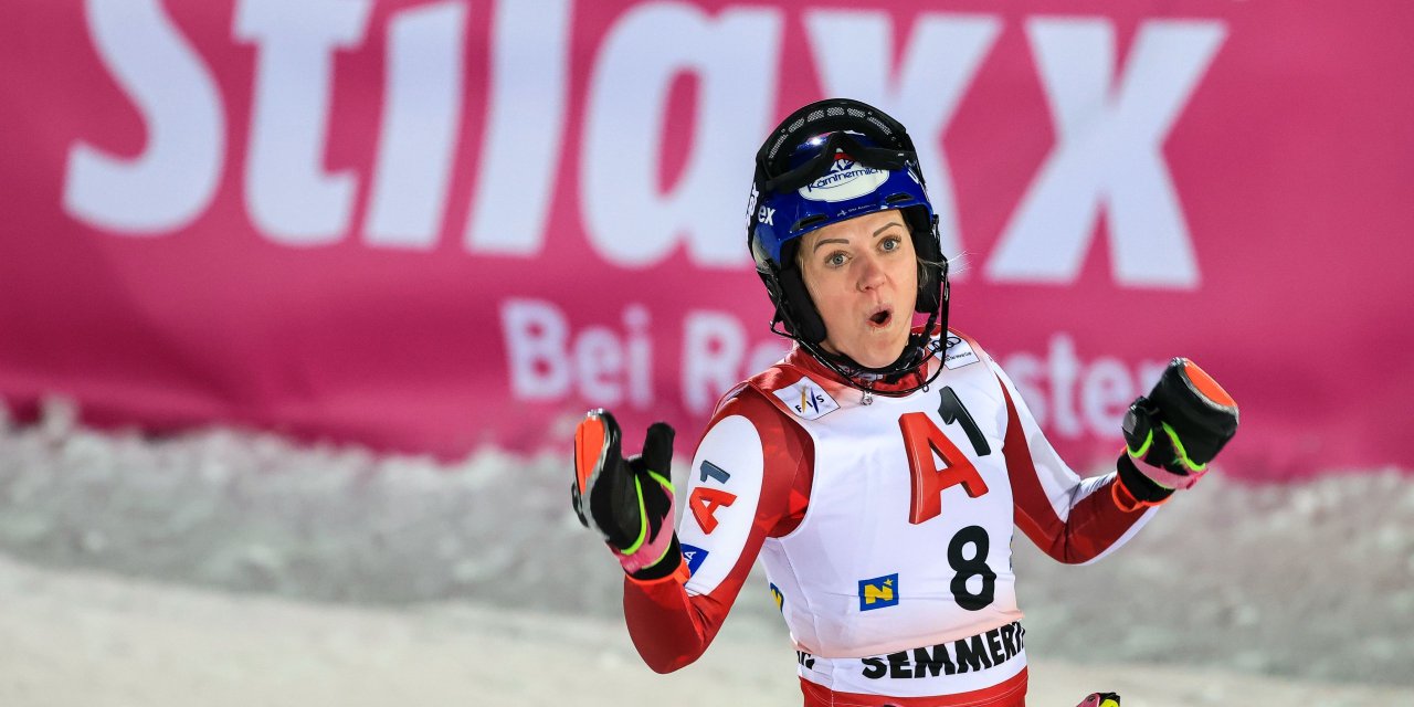 Eine "Teilzeit-Skifahrerin" ist Österreichs beste Slalom-Läuferin