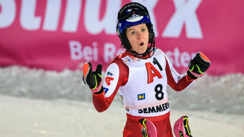 Eine "Teilzeit-Skifahrerin" ist Österreichs beste Slalom-Läuferin
