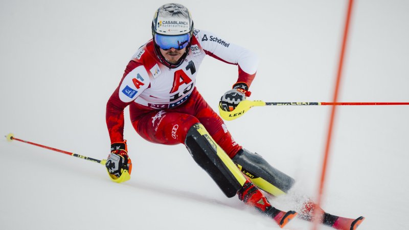 Manuel Feller: Spezialtraining in Kitzbühel