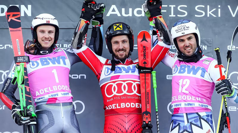 Adelboden legendär: Marcel Hirscher als Rekordsieger am Chuenisbärgli