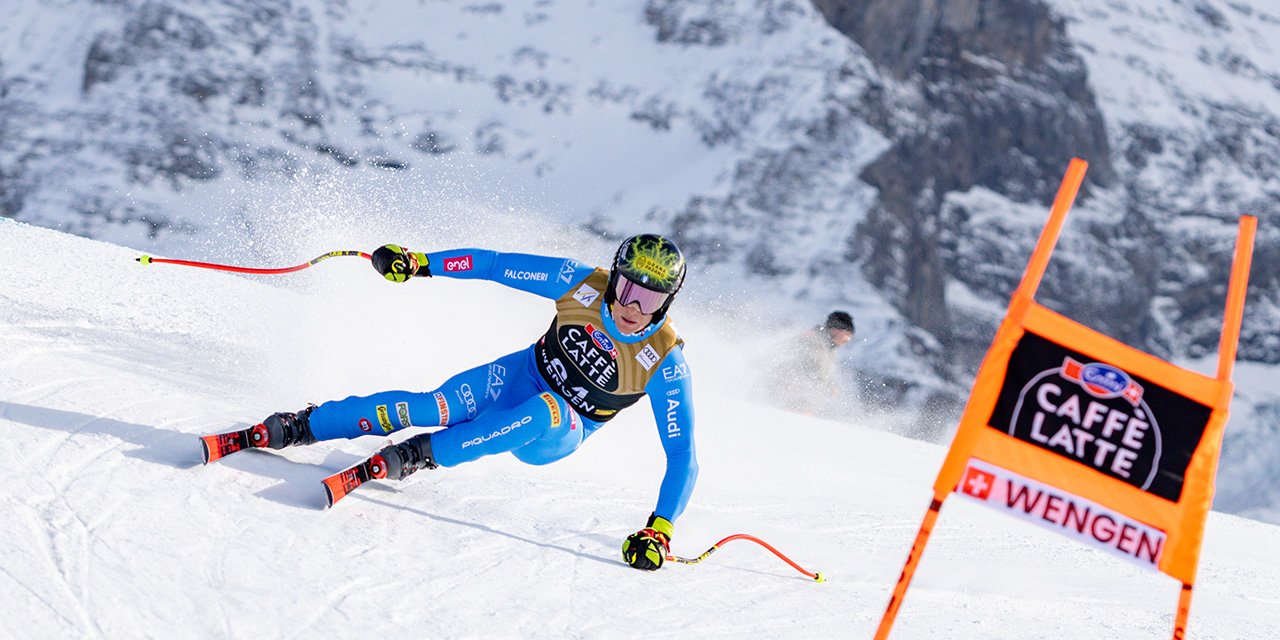 Italiener Franzoni auch im zweiten Wengen-Training der Schnellste