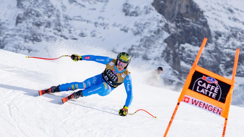 Italiener Franzoni auch im zweiten Wengen-Training der Schnellste