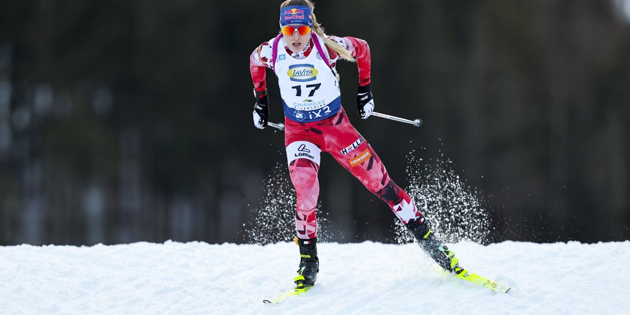 Gandler in der Verfolgung am Holmenkollen in Top 15