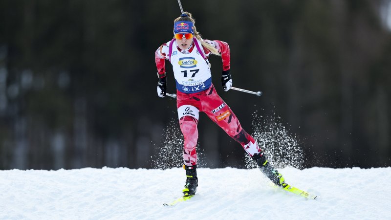 Gandler in der Verfolgung am Holmenkollen in Top 15
