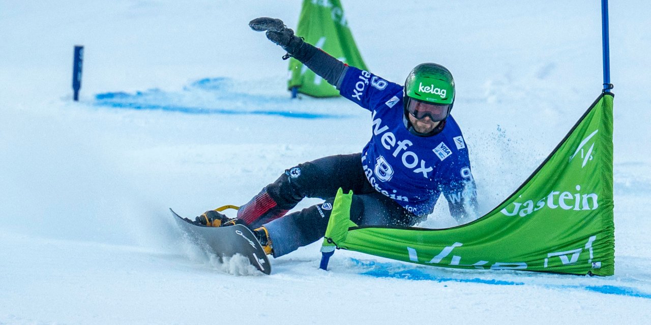 Obmann im letzten Parallel-Rennen vor Olympia am Podest