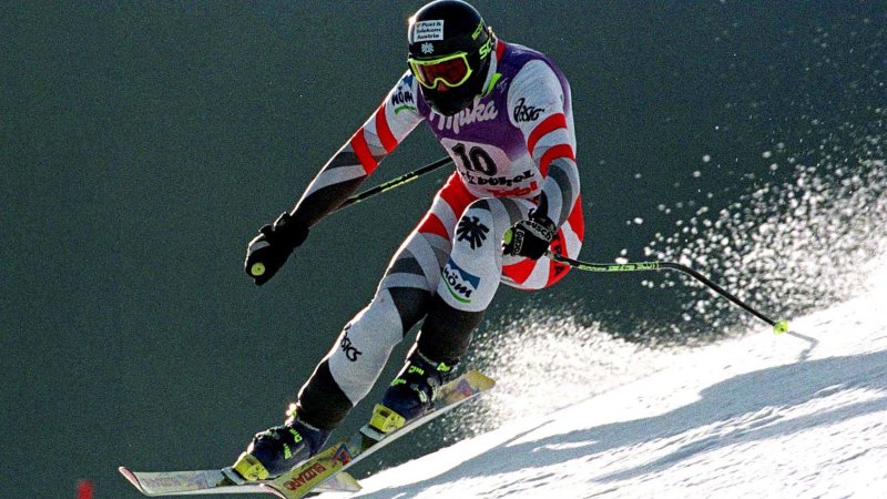 Streif legendär: Fritz Strobls Streckenrekord in Kitzbühel 1997
