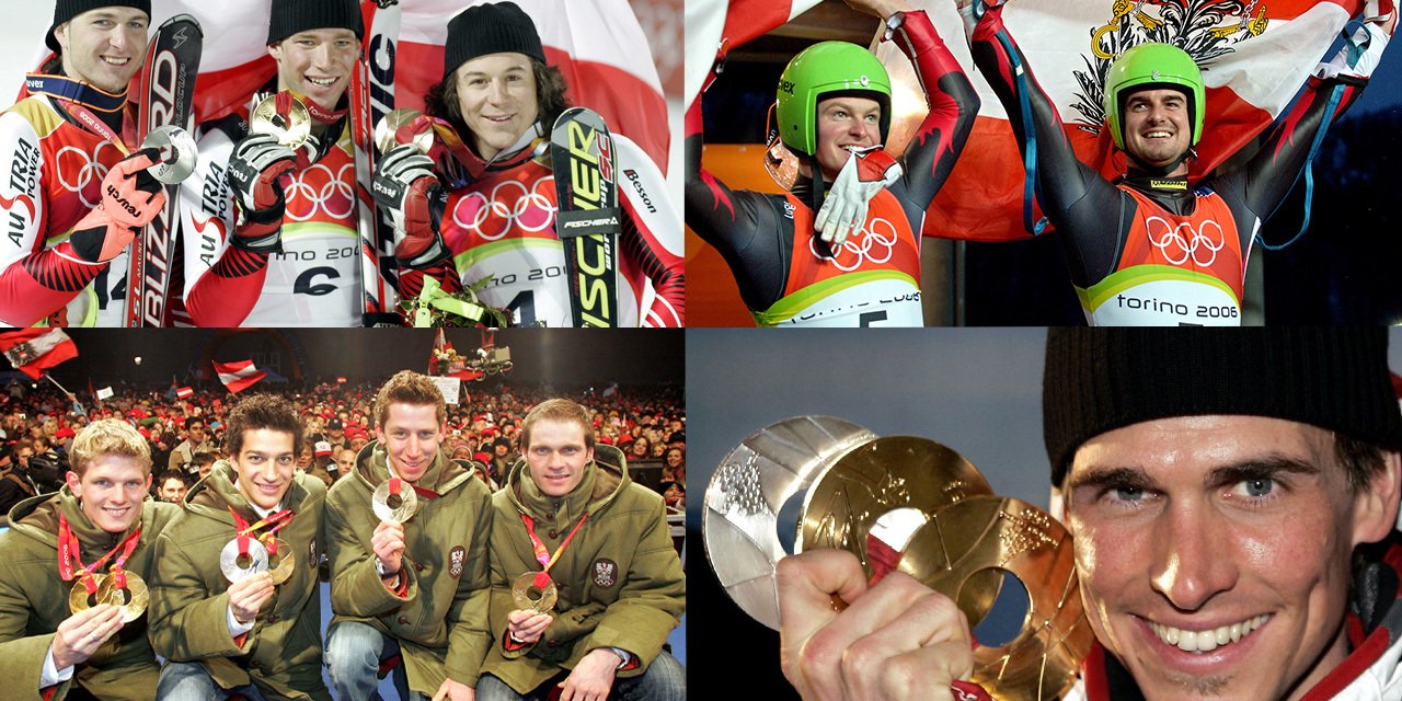 Das waren Österreichs Rekord-Medaillen-Helden in Turin 2006
