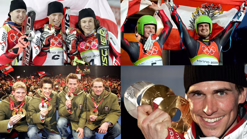 Das waren Österreichs Rekord-Medaillen-Helden in Turin 2006