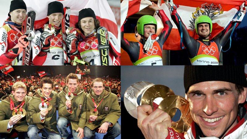 Das waren Österreichs Rekord-Medaillen-Helden in Turin 2006