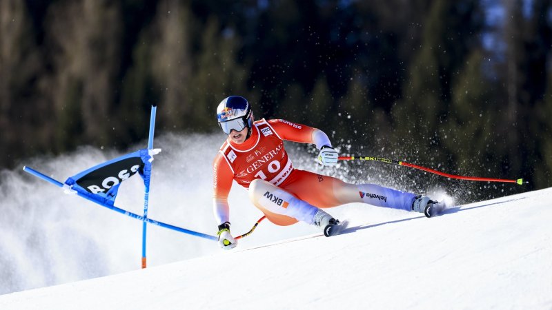 Das Siegertrio des Super-Gs in Kitzbühel
