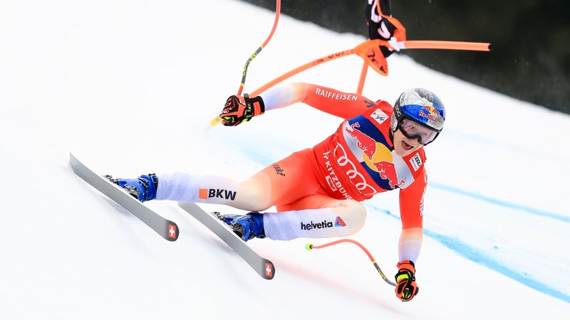 Kitzbühel-Abfahrt: Das Sieger-Trio auf der Streif
