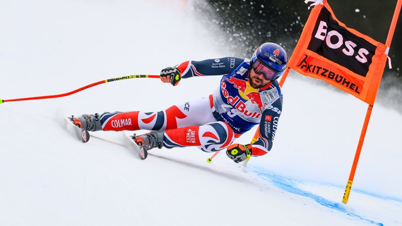 Kitzbühel-Abfahrt: Das Sieger-Trio auf der Streif