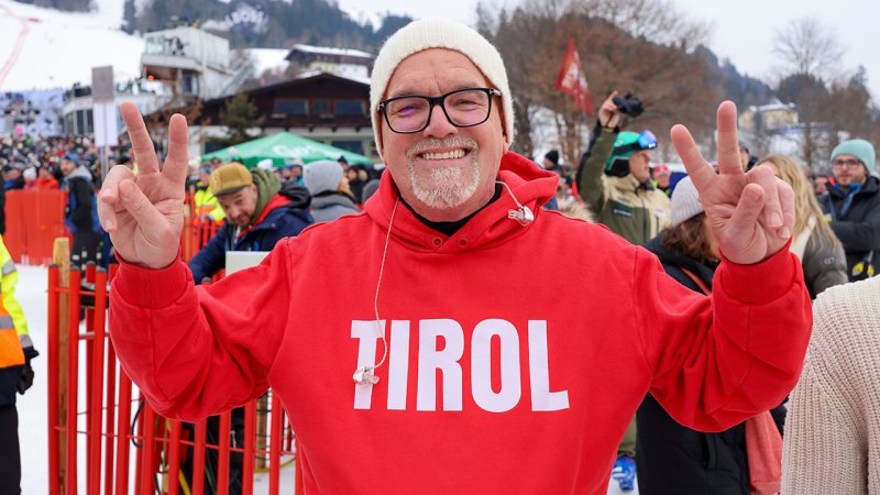 Promis an der Streif - Kitzbühel-Abfahrt