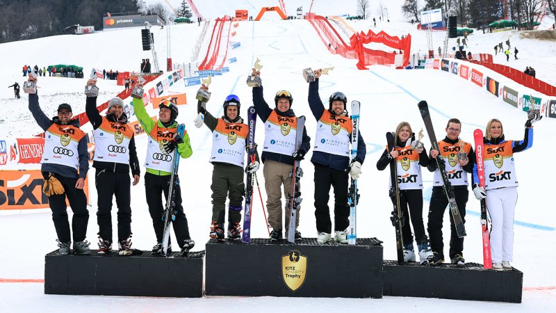 Promis auf der Streif! Die Bilder vom Charity Race