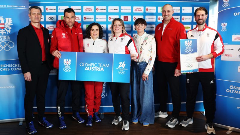 Österreich-Haus in Cortina als rot-weiß-roter Hotspot