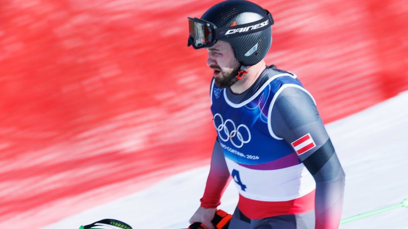 "Idiot!" - ÖSV-Ass verliert Helm bei Sturz im Olympia-Training