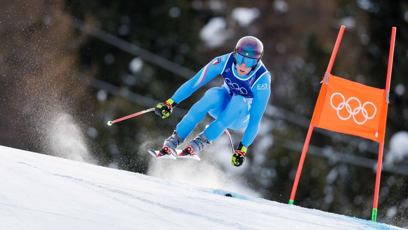 Olympia-Abfahrt - das Sieger-Trio von Bormio