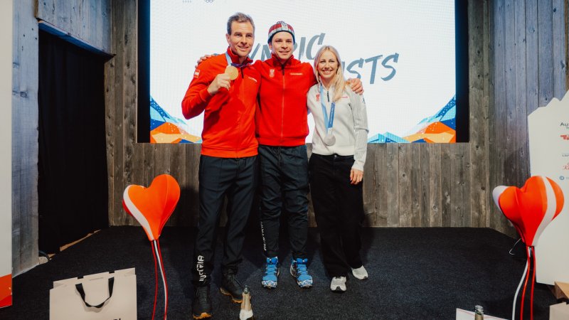 Große Medaillen-Party für Karl, Payer & Müller