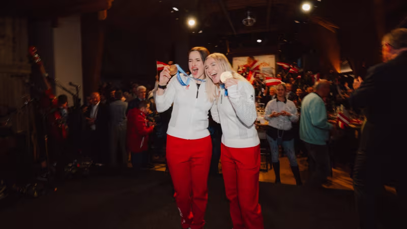 GOLD-Party! Die Jubel-Bilder von Rädler und Huber