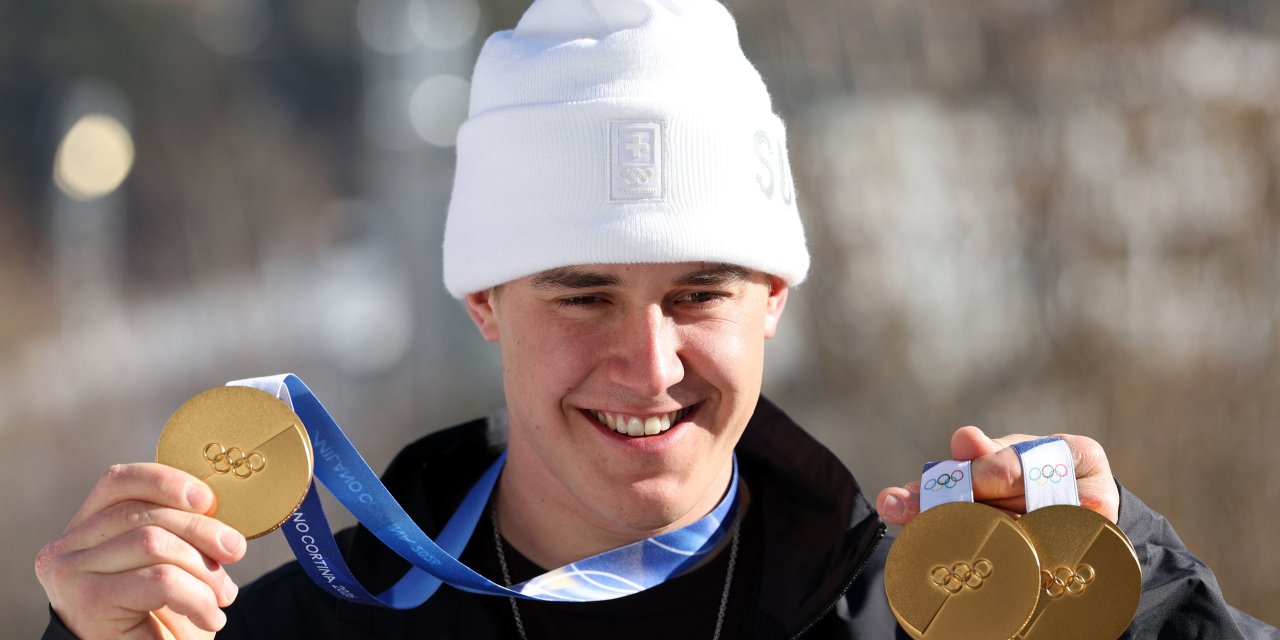 Gold-Bilder! Franjo von Allmen - Ski-König von Olympia