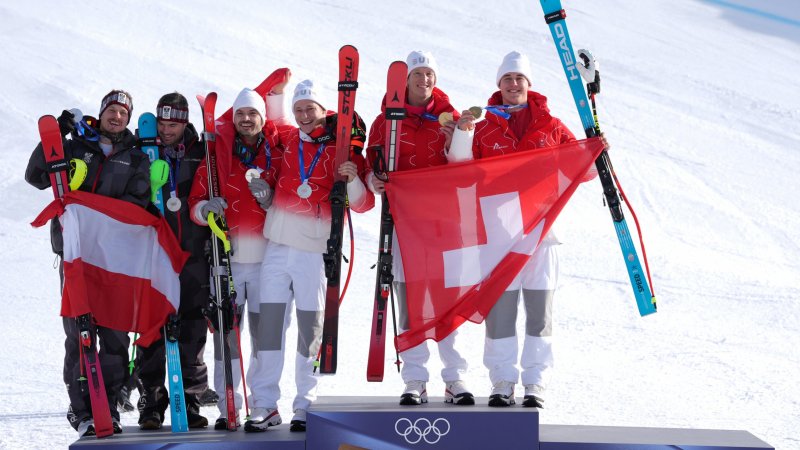 Gold-Bilder! Franjo von Allmen - Ski-König von Olympia