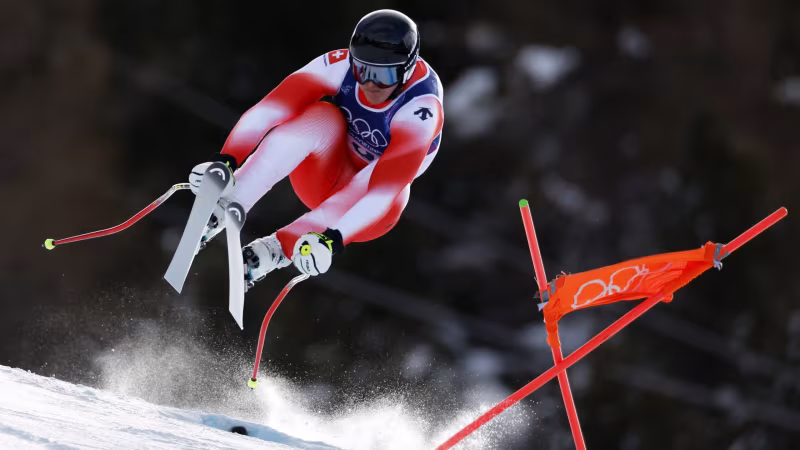 Gold-Bilder! Franjo von Allmen - Ski-König von Olympia