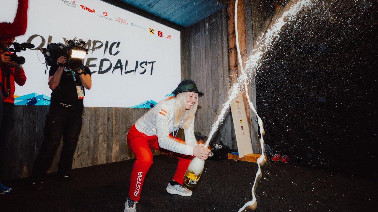 Party mit Brignone! So ließ es Hütter im Österreich-Haus krachen